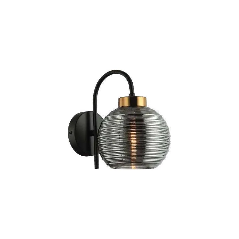 Enigma Haze Ribbed Wall Sconce