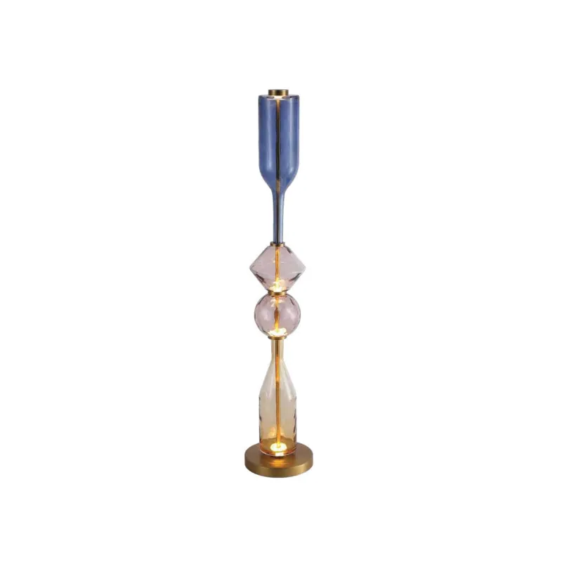 Gemstone Cascade Sculptural LED Floor Lamp
