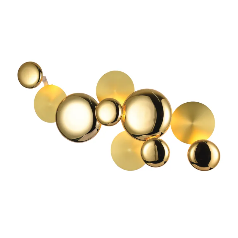 Gilded Aura Wall Light