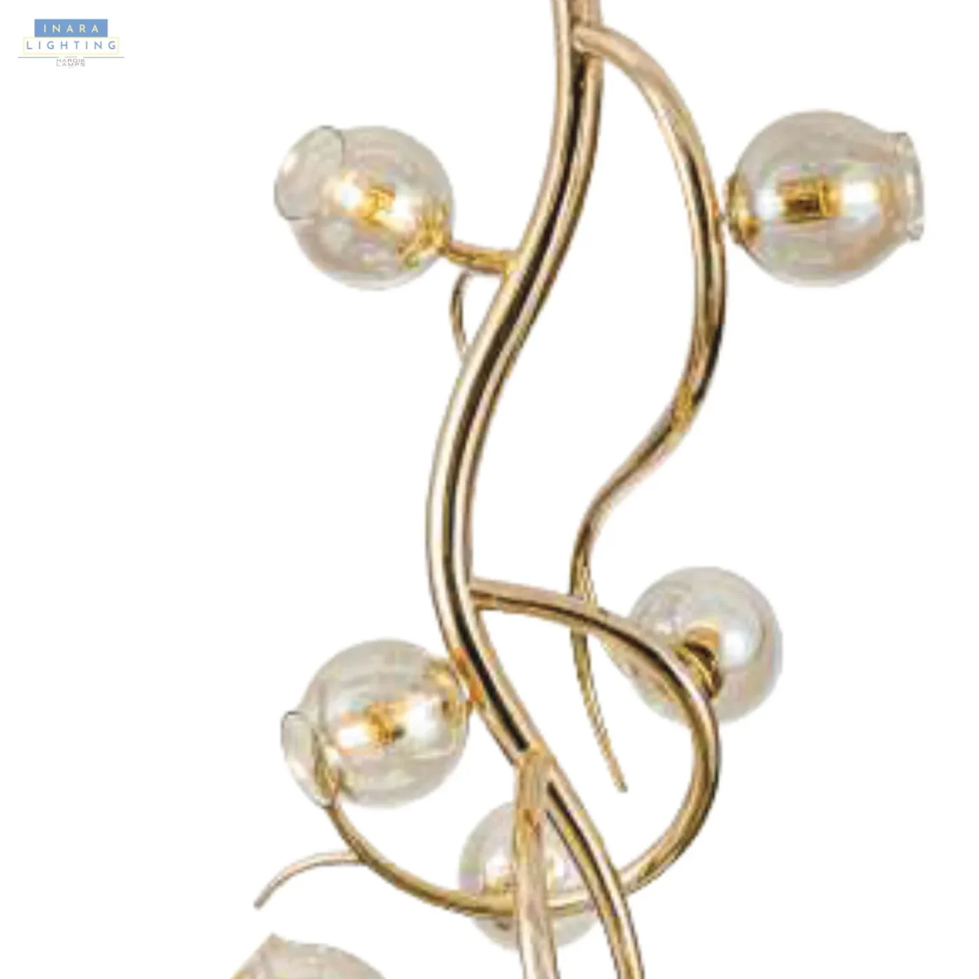 Gilded Tendril Chandelier