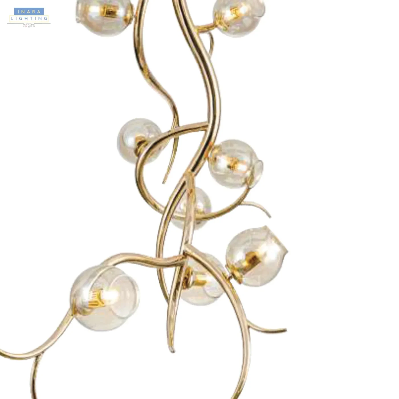 Gilded Tendril Chandelier