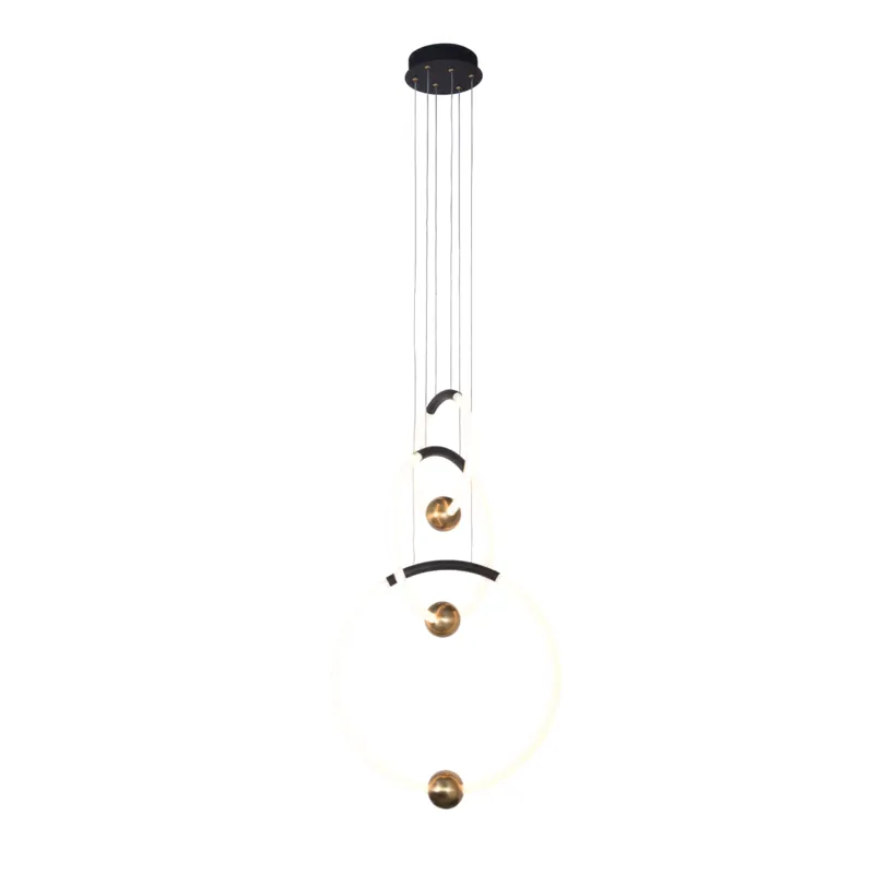 Golden Ascent Chandelier
