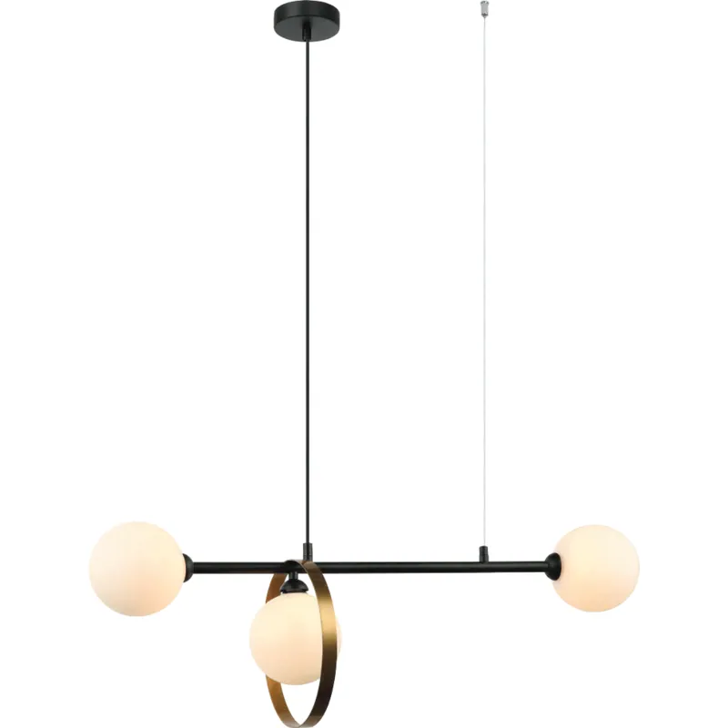 Golden Aura Orb Pendant Chandelier