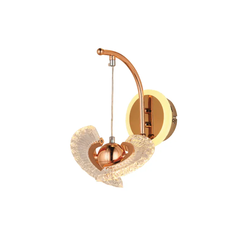 Golden Blossom Wall Light
