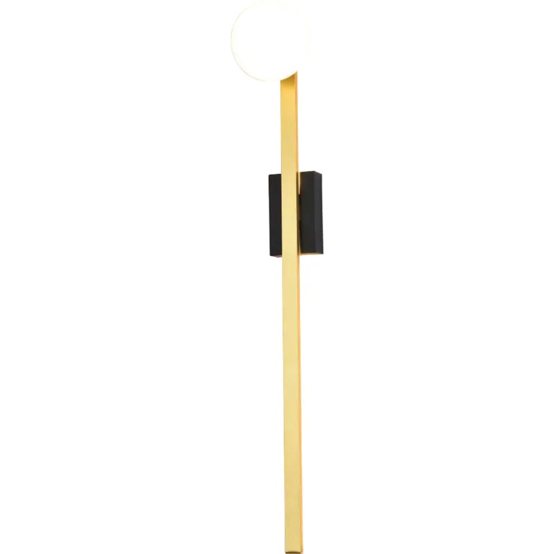 Golden Column Wall Light