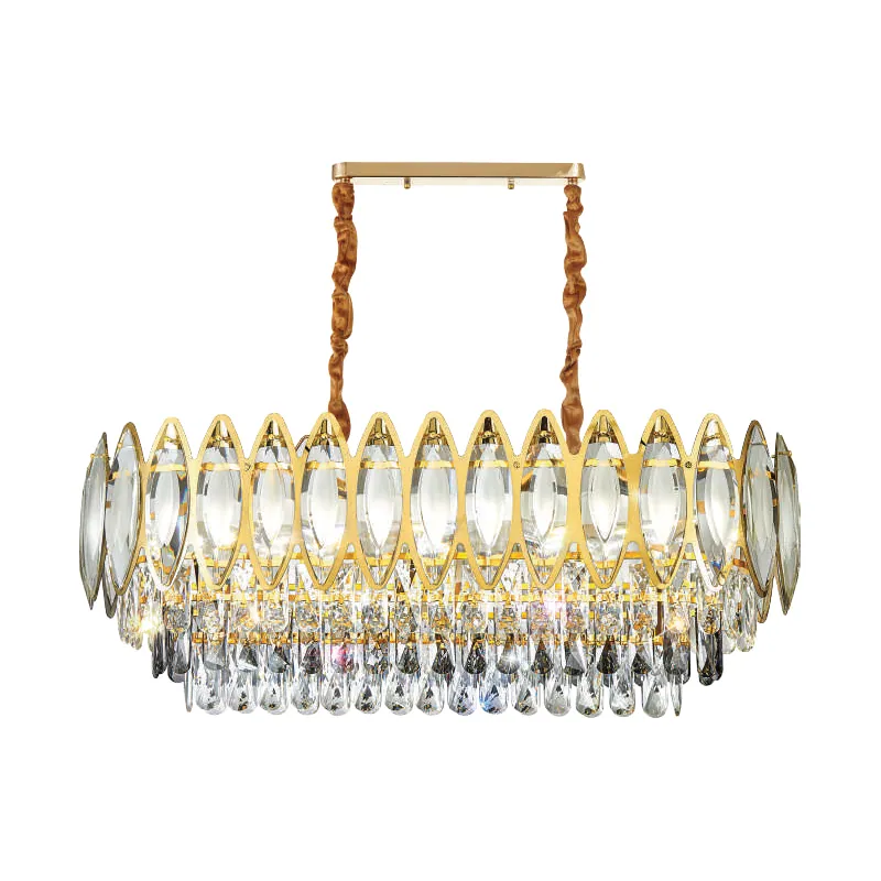 Golden Elegance LED Chandelier