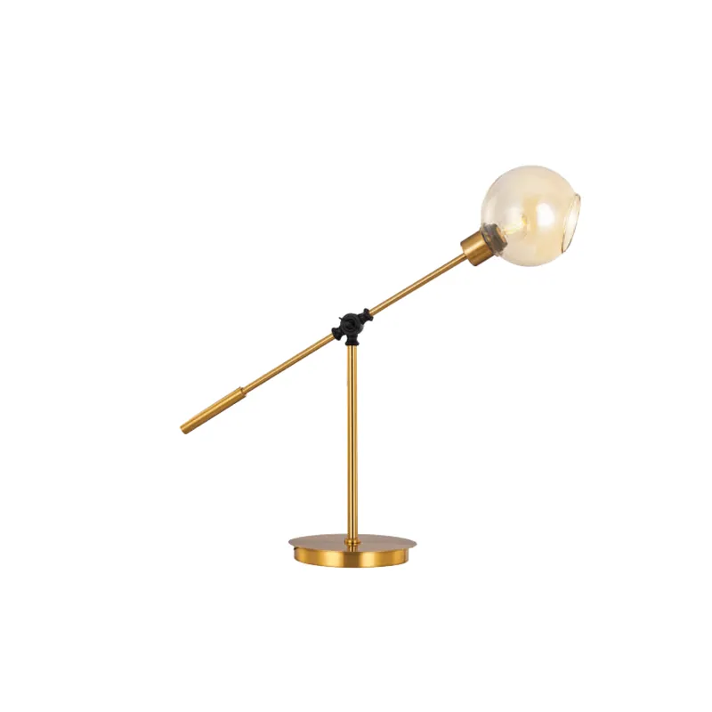 Golden Horizon Articulated Desk Lamp