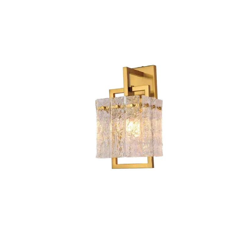 Golden Lattice Wall Light
