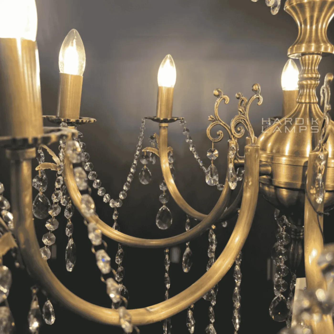 Golden Opulence Chandelier