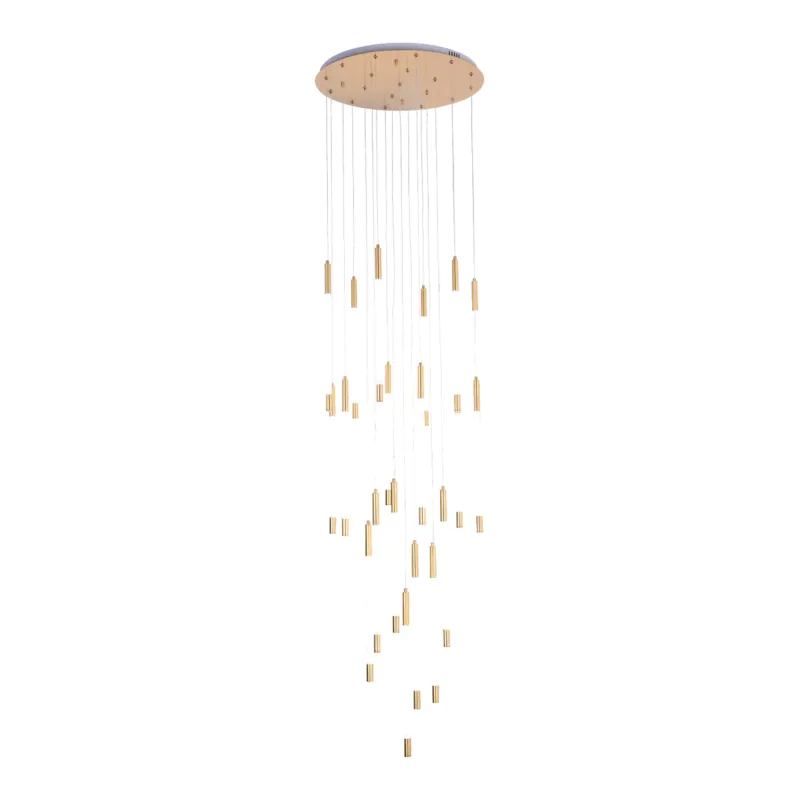 Golden Rain Pendant Cluster