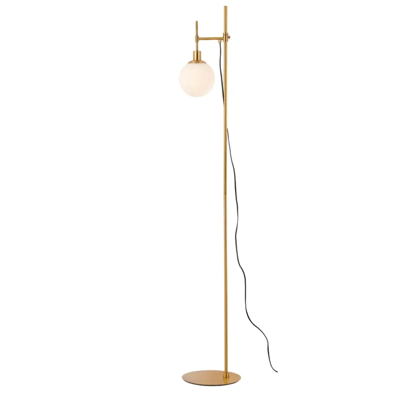 Golden Sphere Modern Floor Lamp