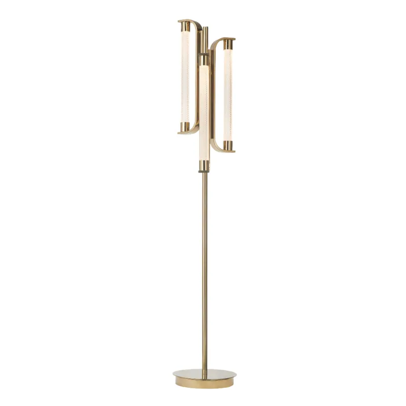 Golden Spires Modern LED Floor Lamp