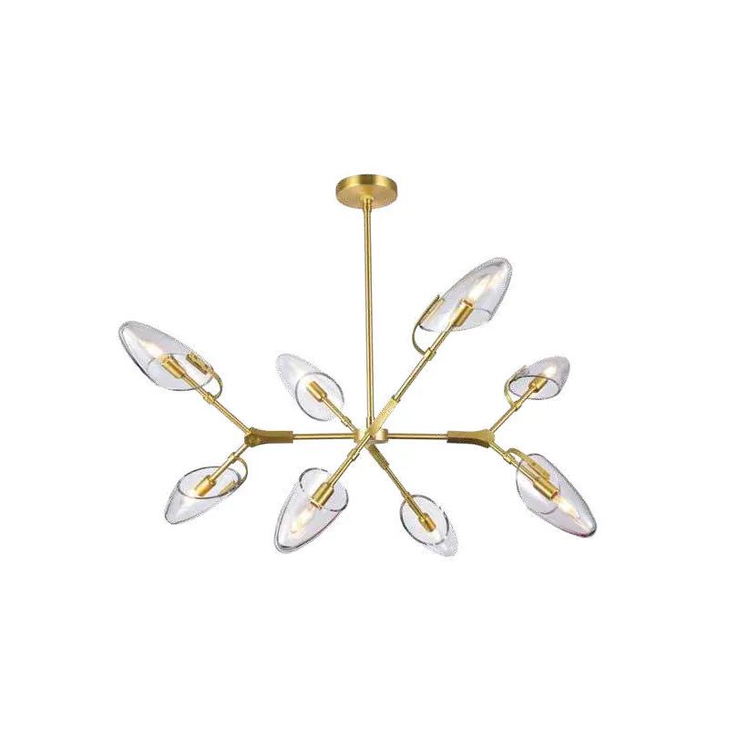 Golden Starlight Crystal Chandelier