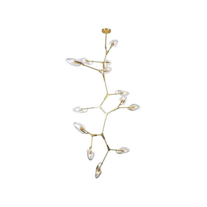 Golden Symphony Crystal Chandelier
