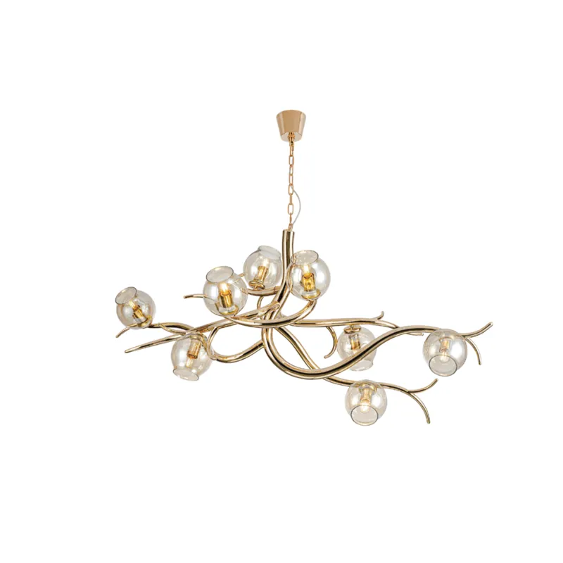 Golden Vine Chandelier