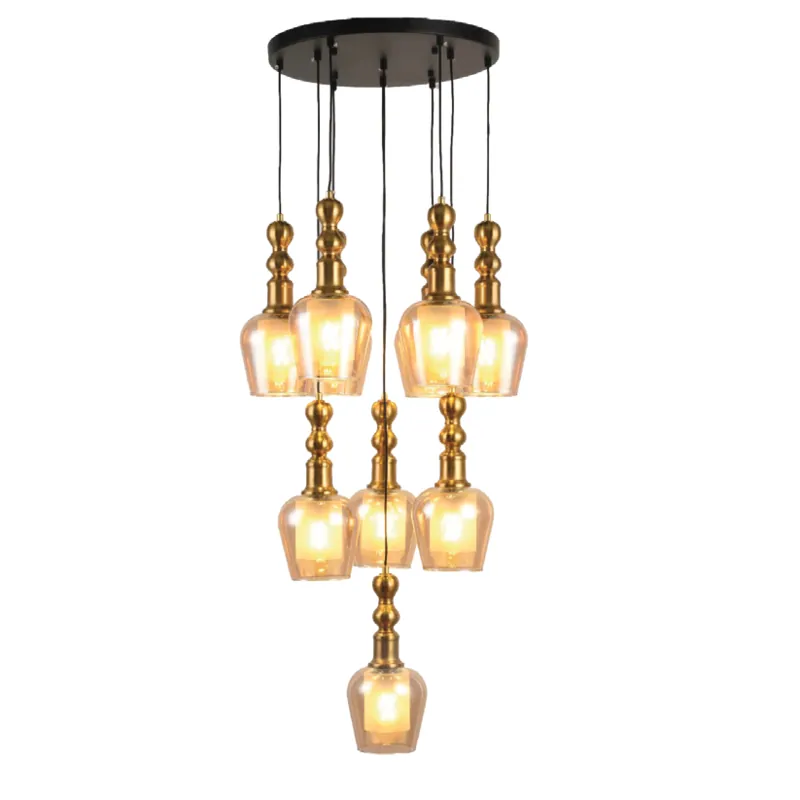 Honeyed Cascade Pendant Cluster