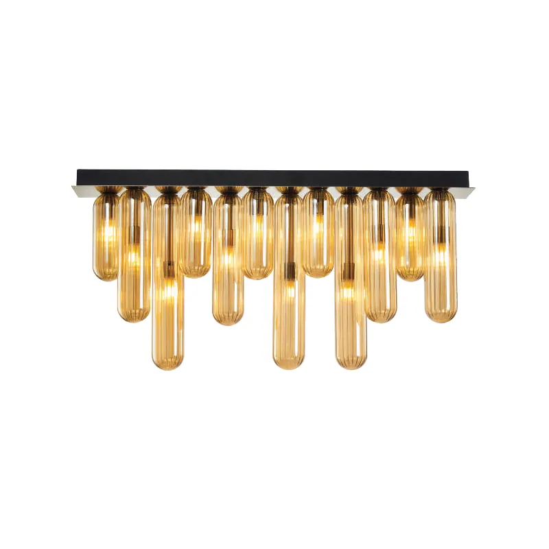 Honeyed Cylinders Ceiling Light