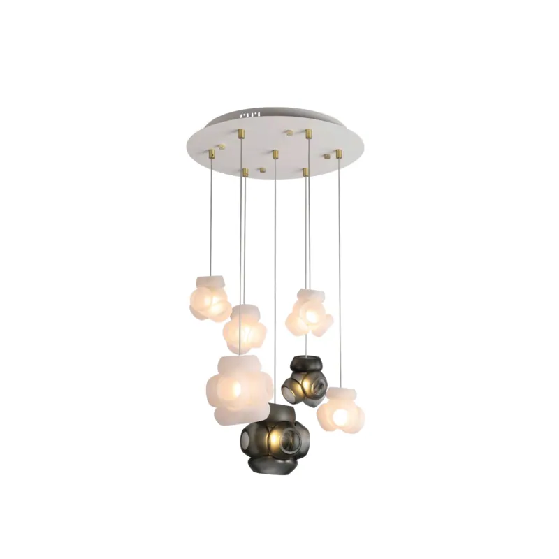 Monochrome Nebula Chandelier
