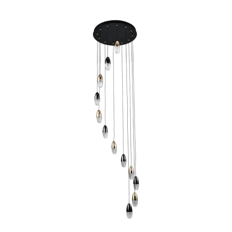 Moonlight Helix Chandelier