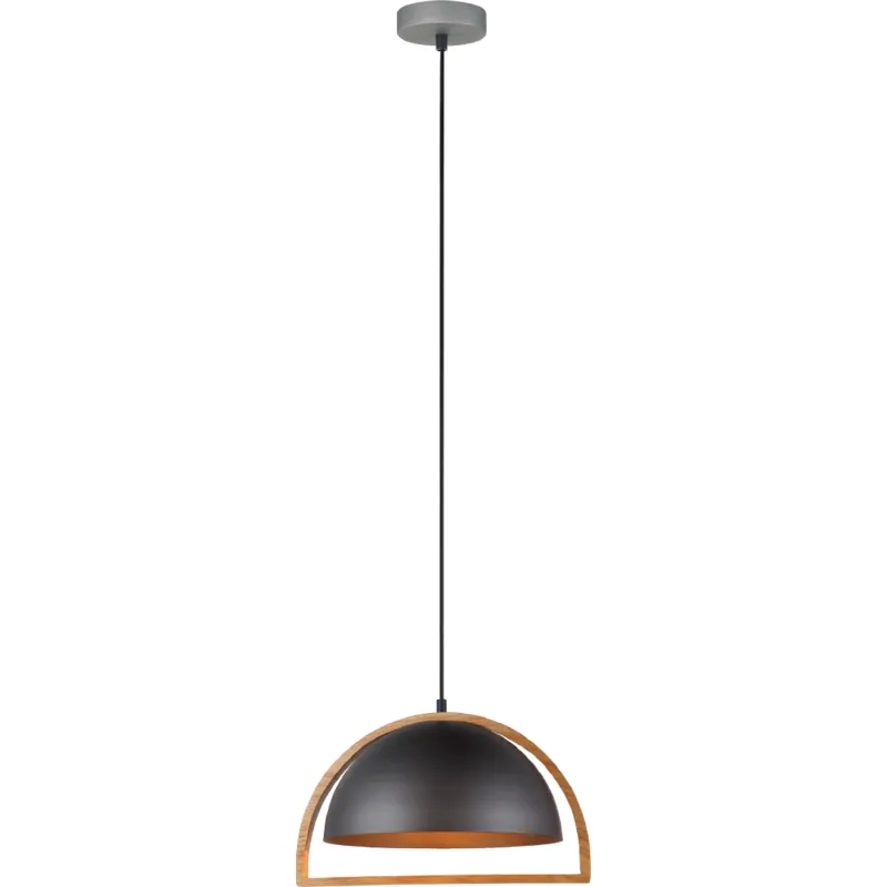 Onyx Timber Dome Pendant Light