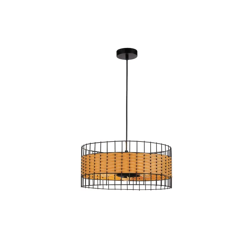Onyx Weave Horizon Pendant Light