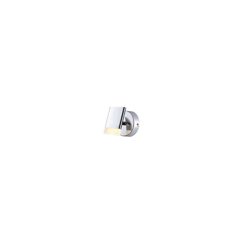 Petite Chrome Glow Modern LED Mirror Light
