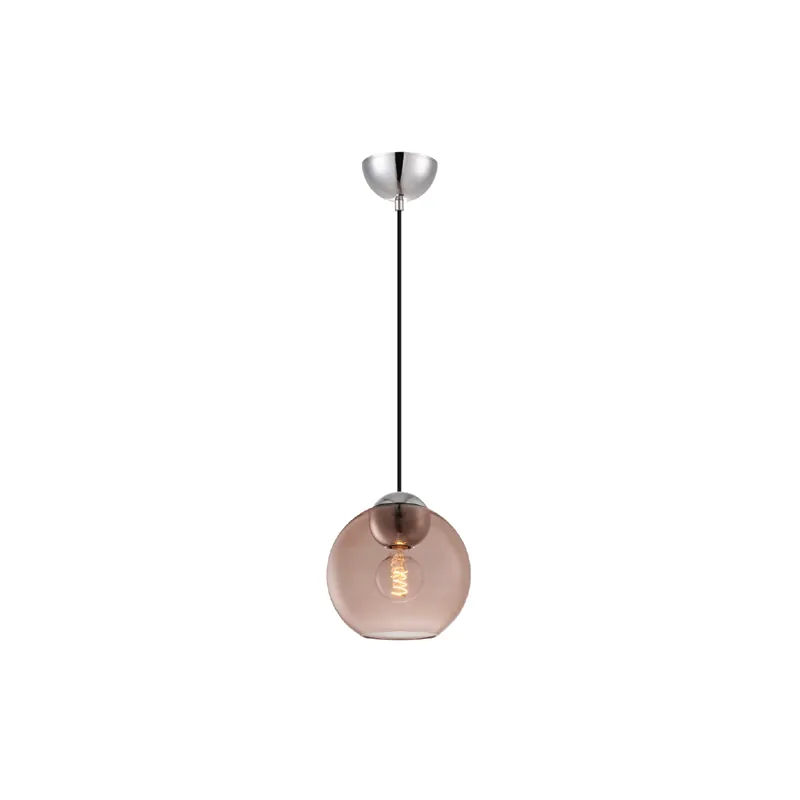 Pink Aura Orb Pendant Light