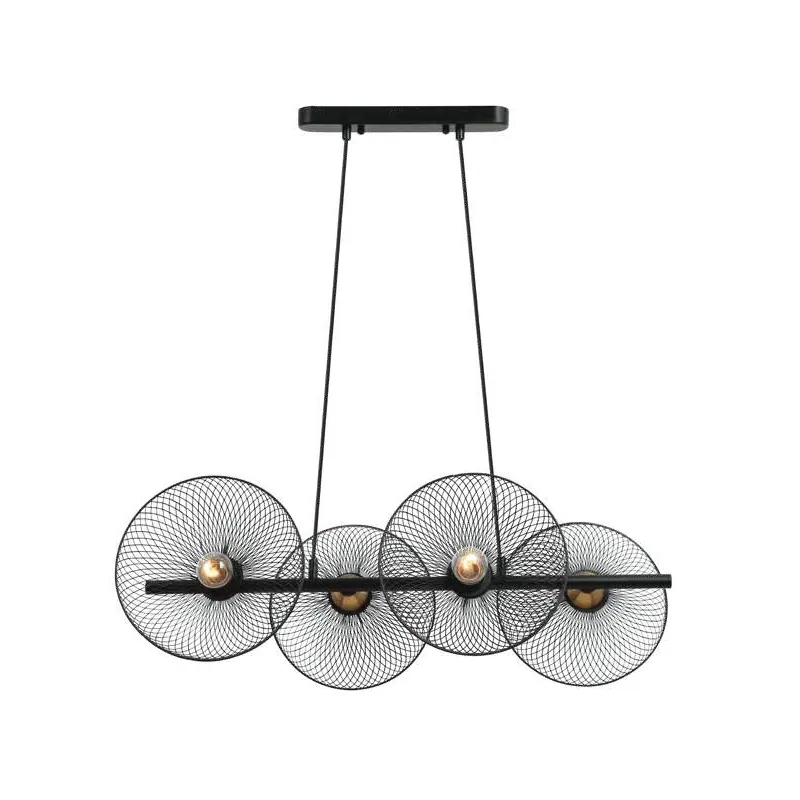 Radiant Orb Mesh Pendant Chandelier