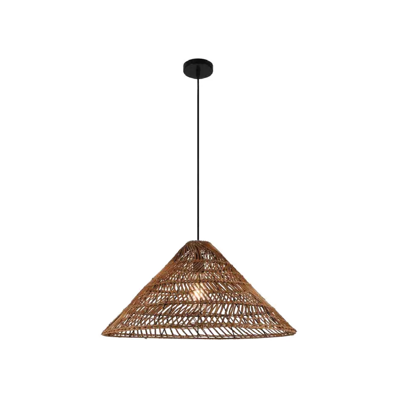 Rustic Glow Cone Pendant Light