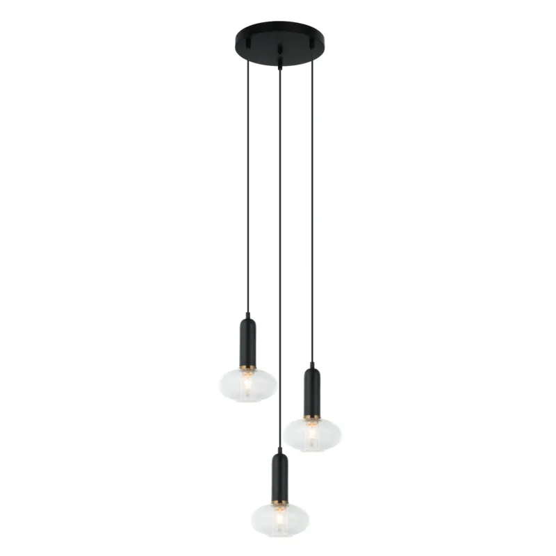 Shadow Disc Trio Chandelier
