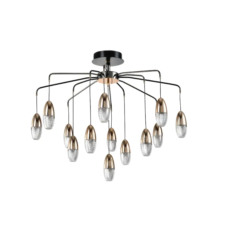 Silver Starburst Chandelier