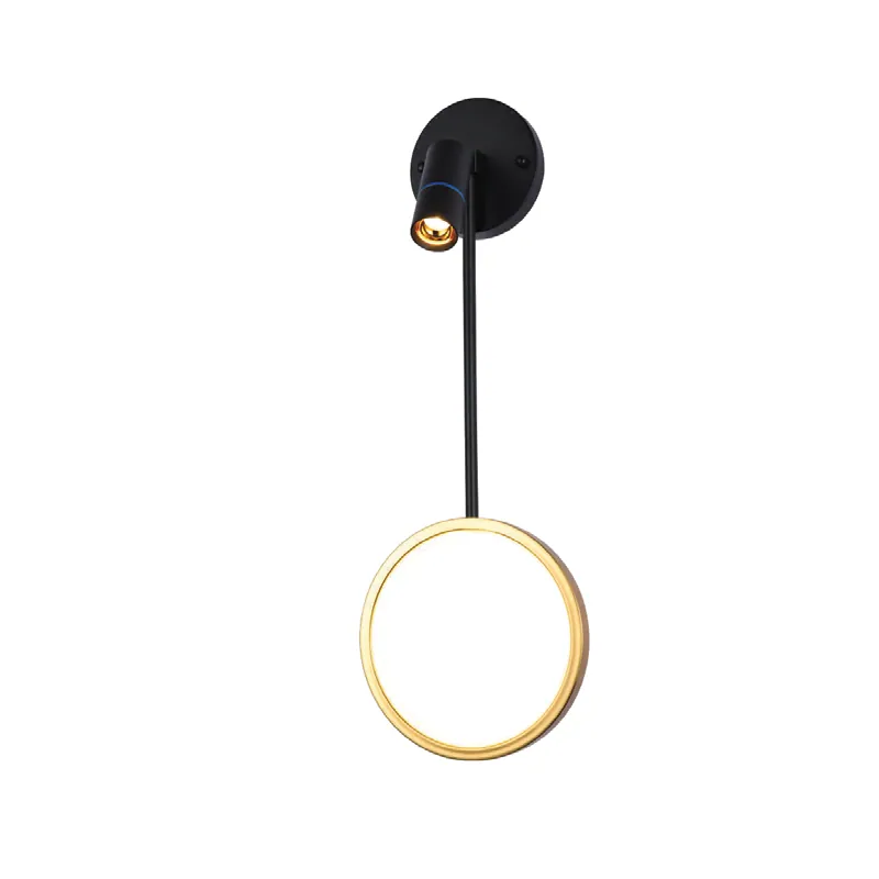 Smokey Halo Wall Light