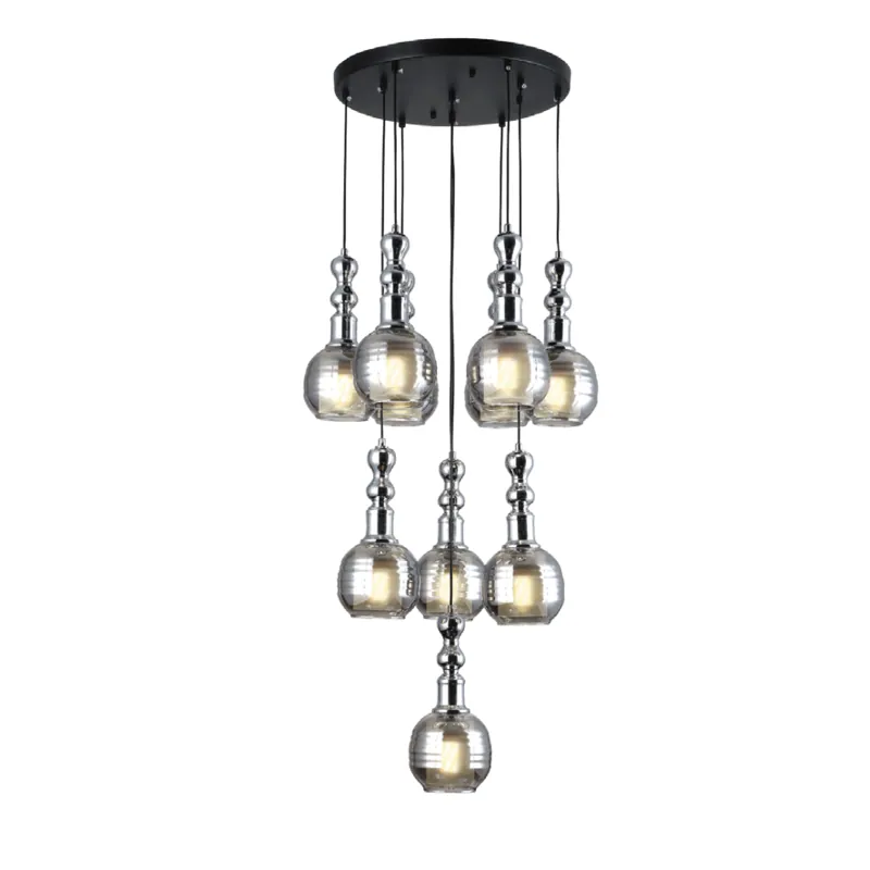 Smoky Ensemble Pendant Cluster