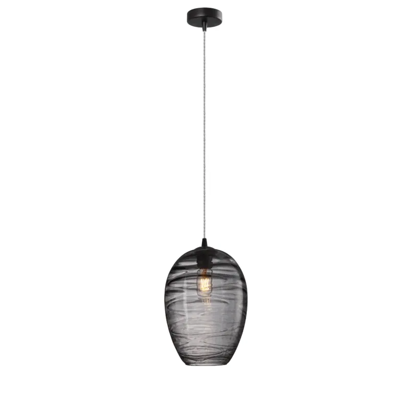 Smoky Swirl Pendant Light