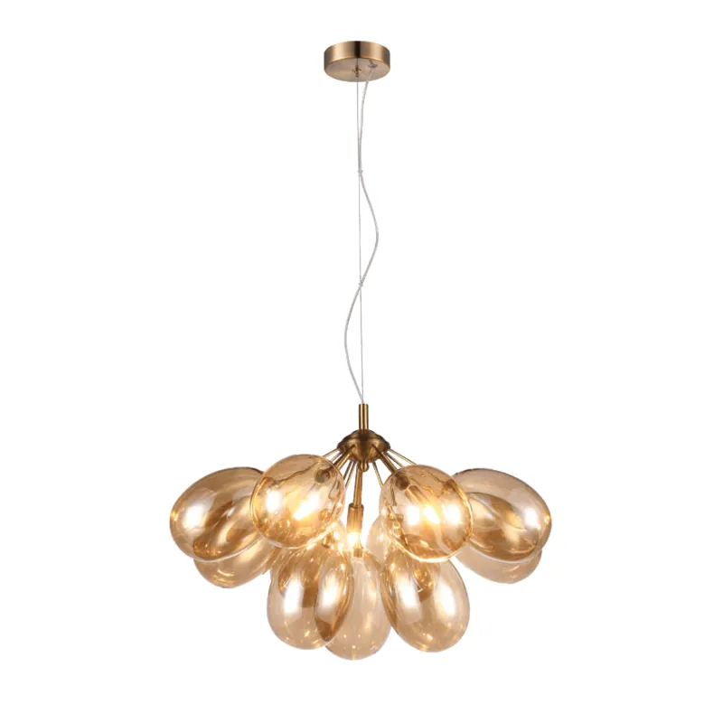 Sunset Droplet Cascade Cluster Pendant Light