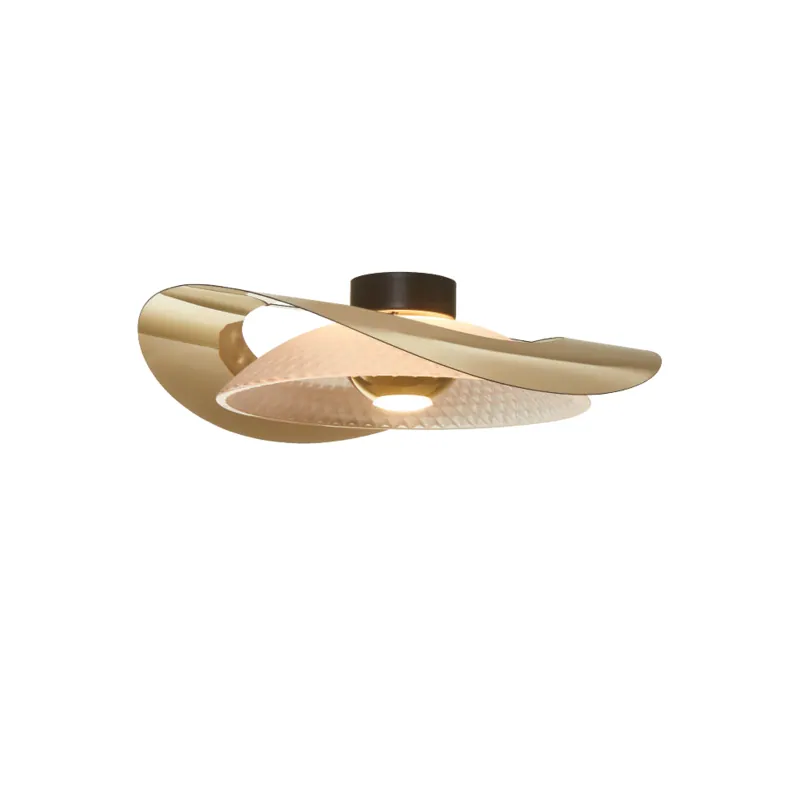 The Golden Wave Acrylic Ceiling Light