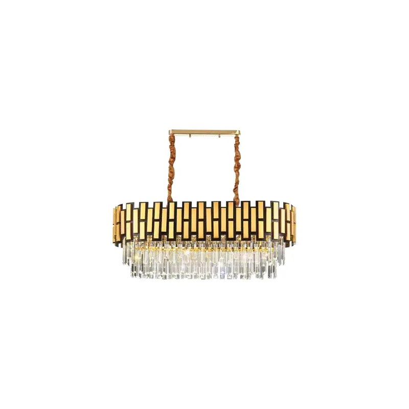 The Luxe Horizon Crystal LED Chandelier