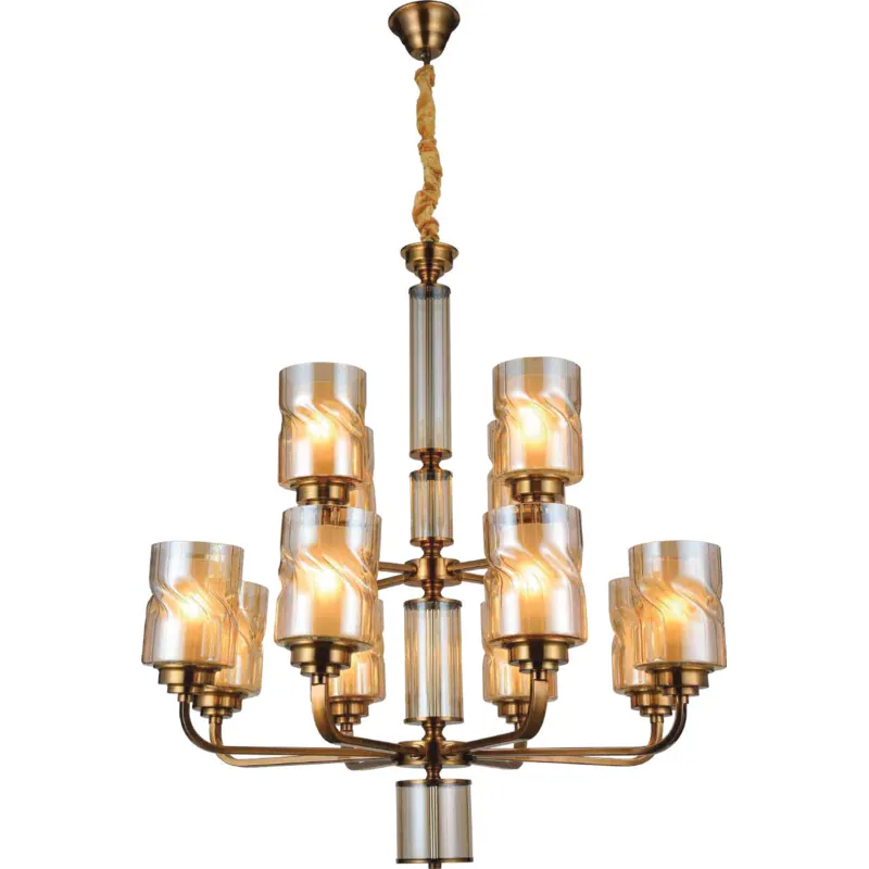 The Luxe Serenity LED Candle Arm Chandelier