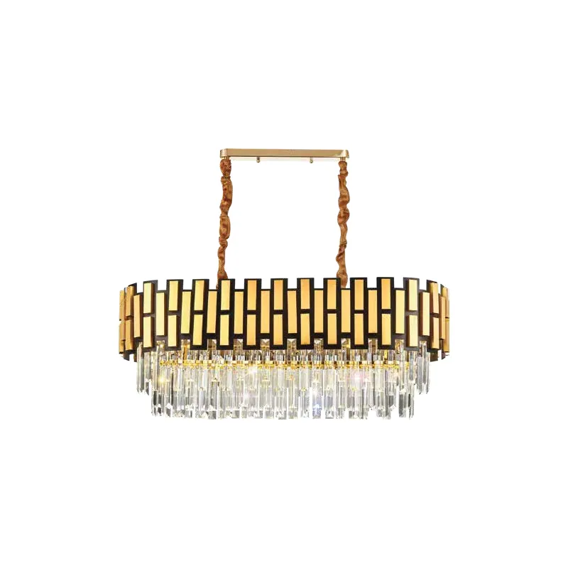 The Midnight Ember Crystal LED Chandelier