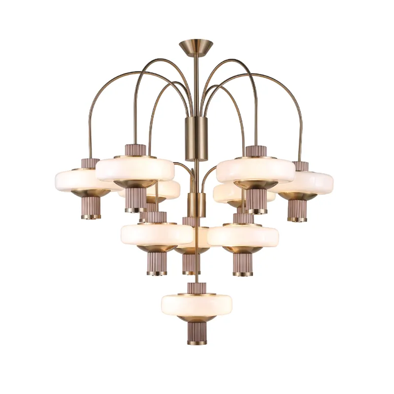 The Opal Reverie LED Multi-Layer Chandelier