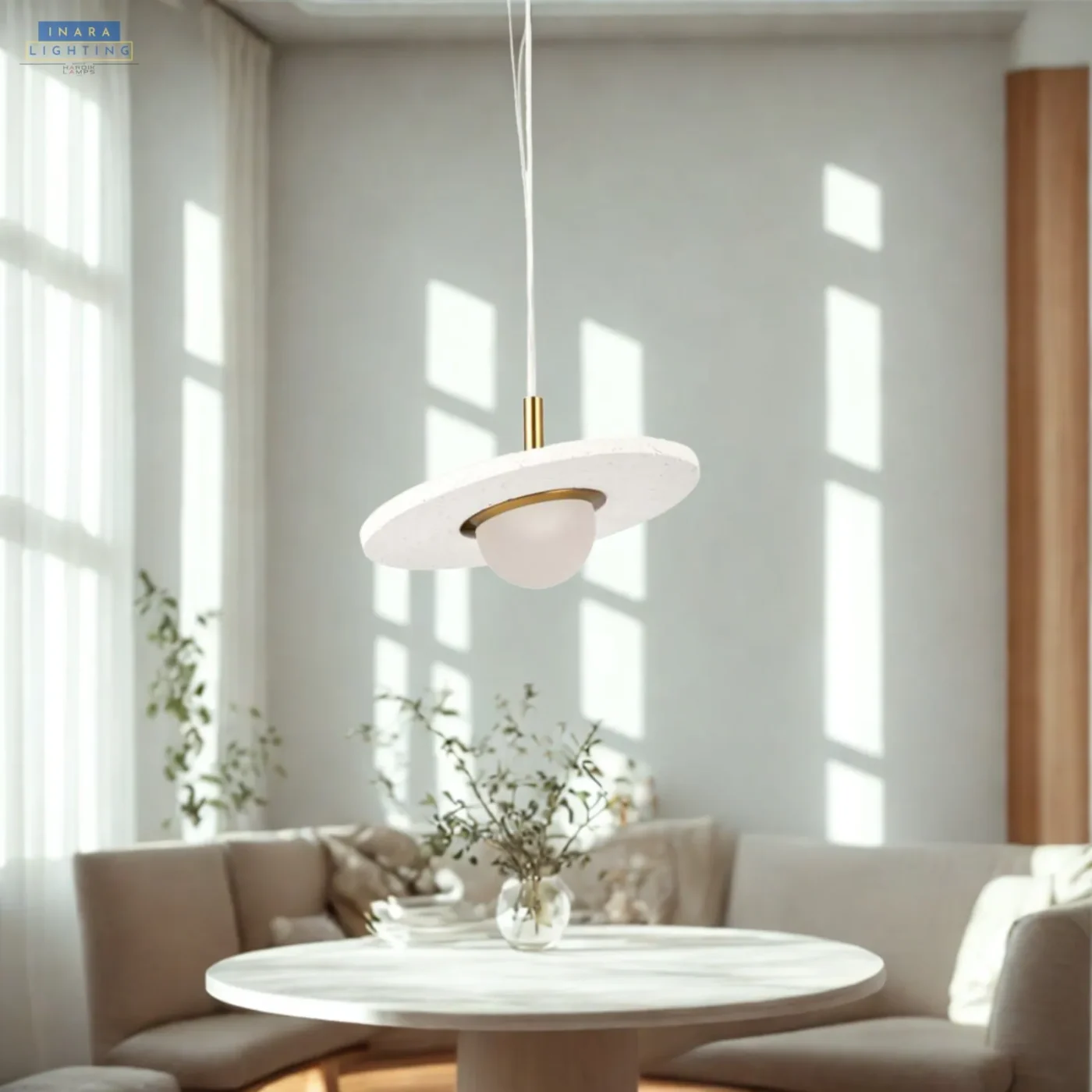 Alabaster Glow Pendant Light