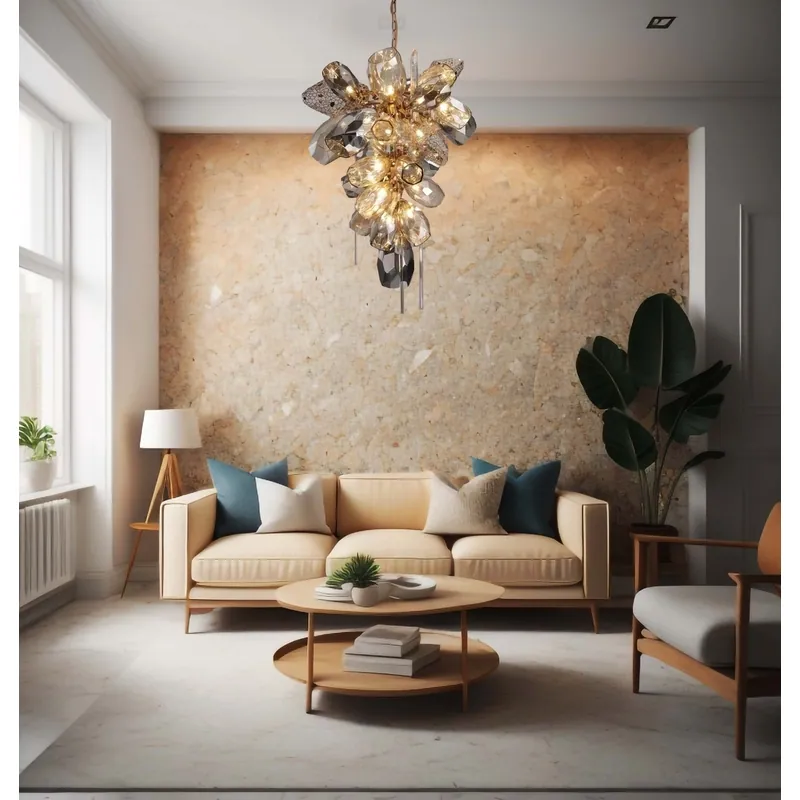 Amber Bloom Radiance Chandelier