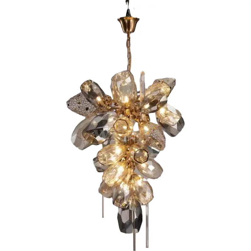 Amber Bloom Radiance Chandelier