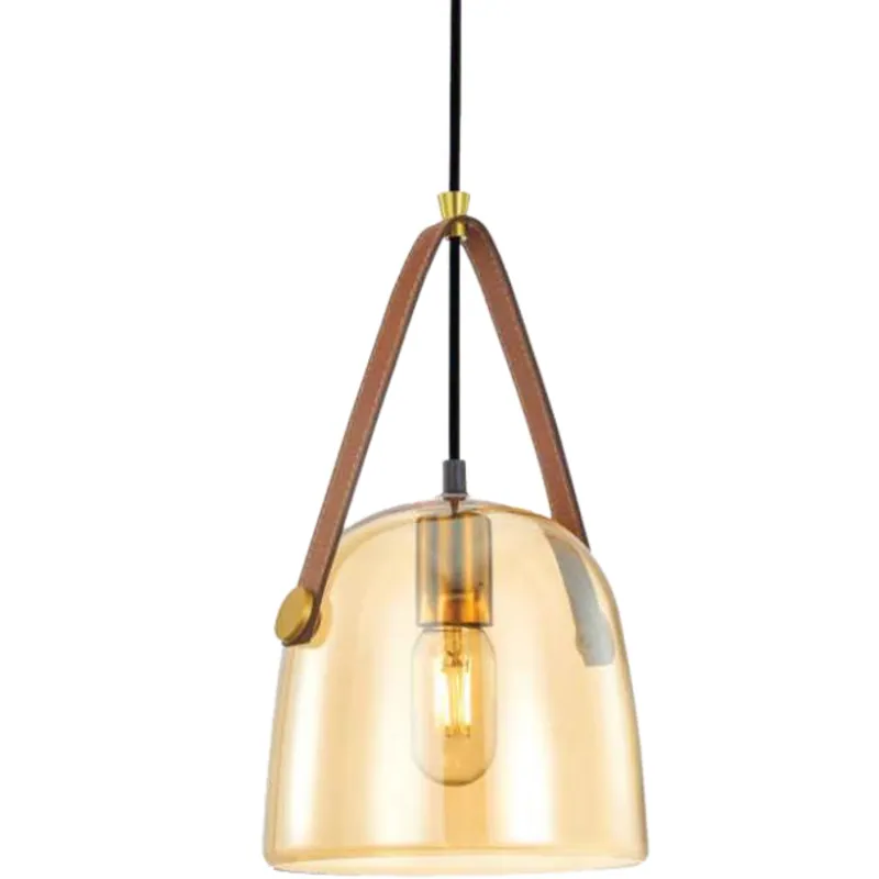 Amber Strap Glow Pendant Light