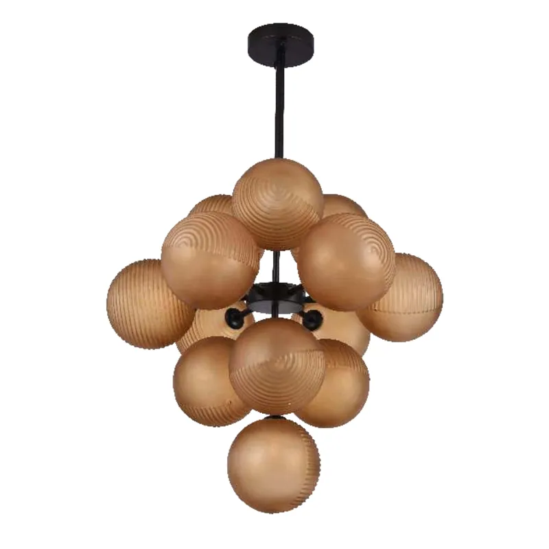 Bronze Galaxy Bloom Cluster Pendant Light