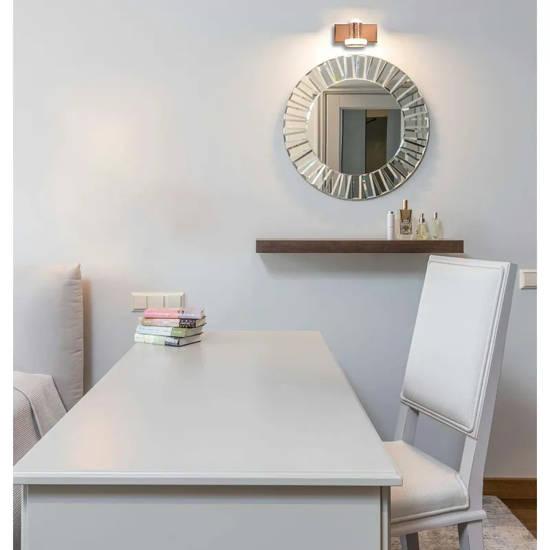 Bronze Glimmer Modern LED Mirror Light