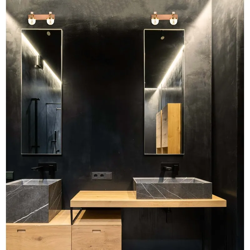 Bronze Glow Duo Mirror Light