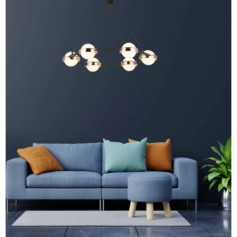 Celestial Ring Array Chandelier