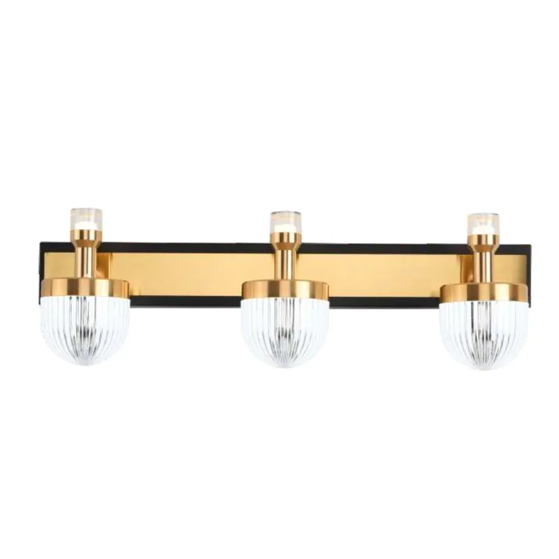 Copper Radiance Trio Modern LED Mirror Light