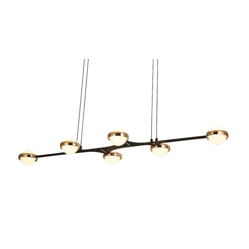 Cosmic Line Embrace Linear Chandelier
